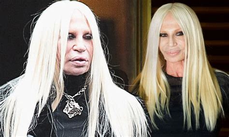 versace sole donna|donatella versace without make up.